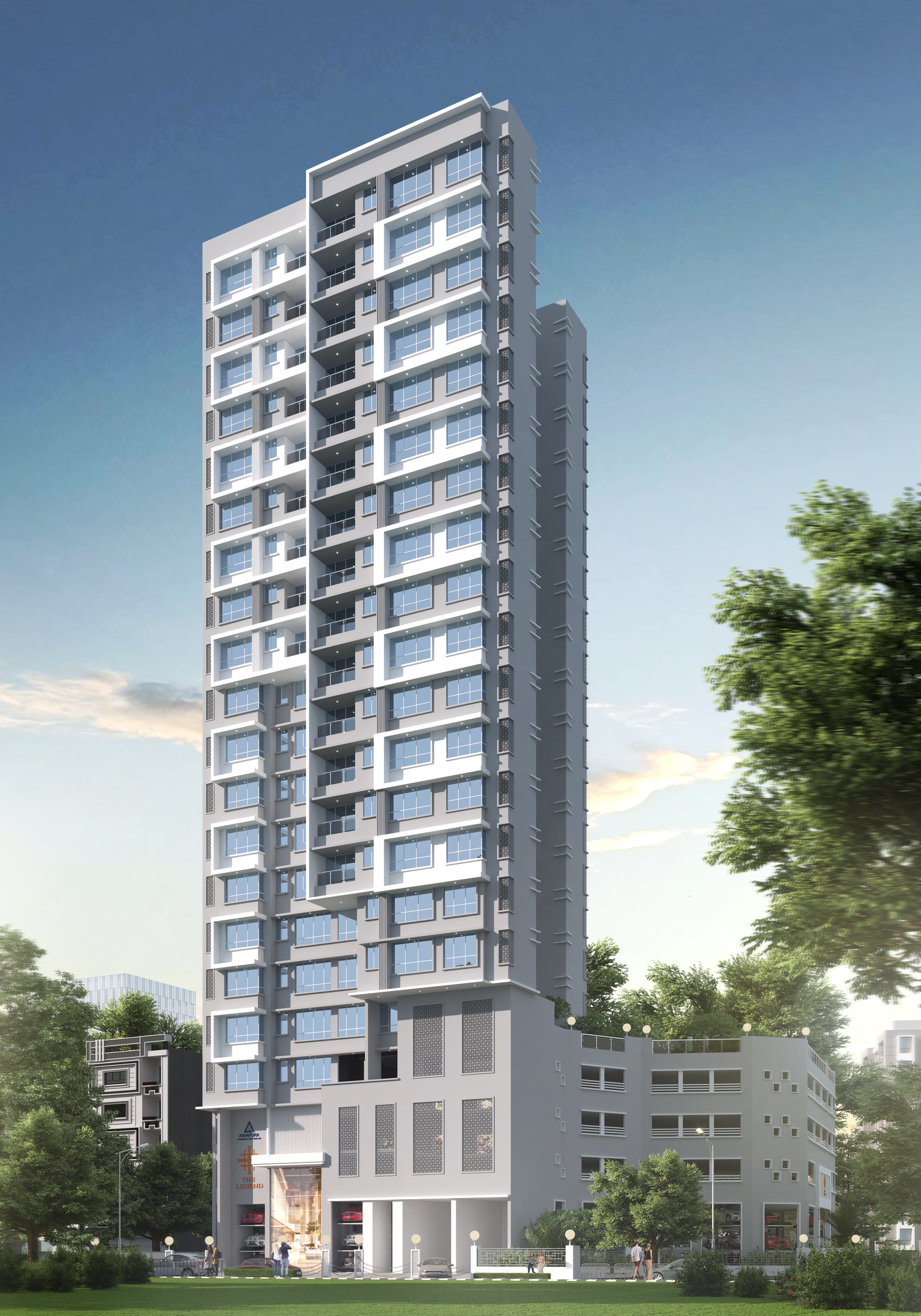 The Legend Mulund East Elevation